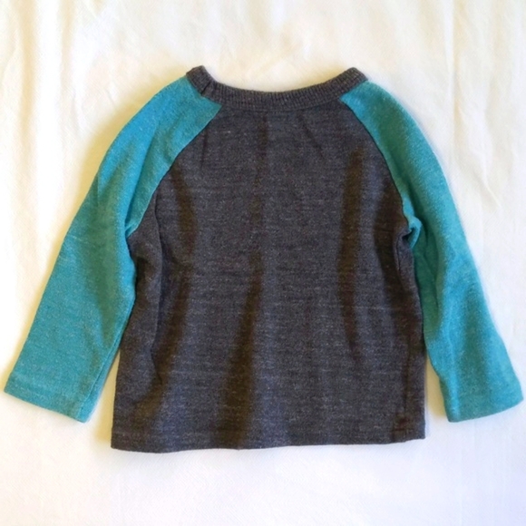 joe fresh adventure graphic raglan long sleeve shirt 6-12 months baby boy - Picture 6 of 6